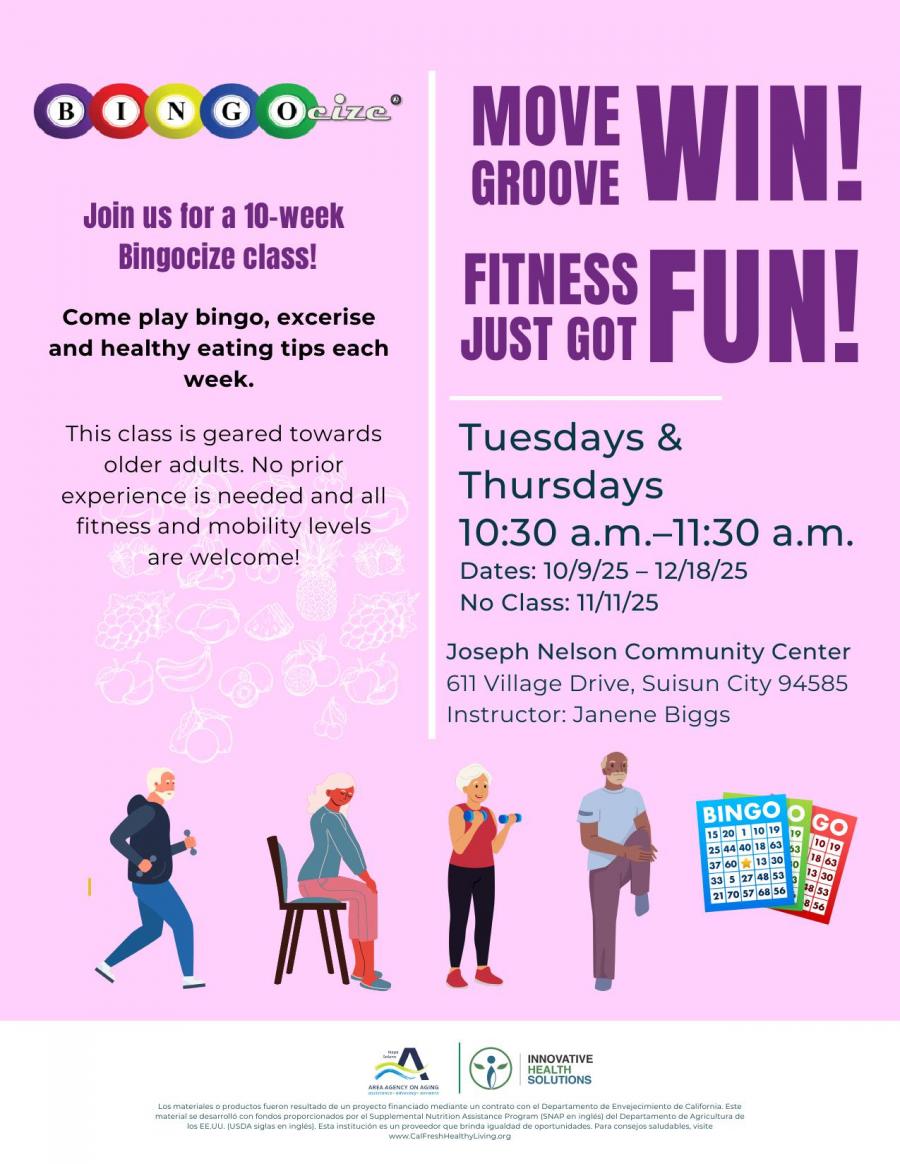 Bingocize at Joseph Nelson Thursday