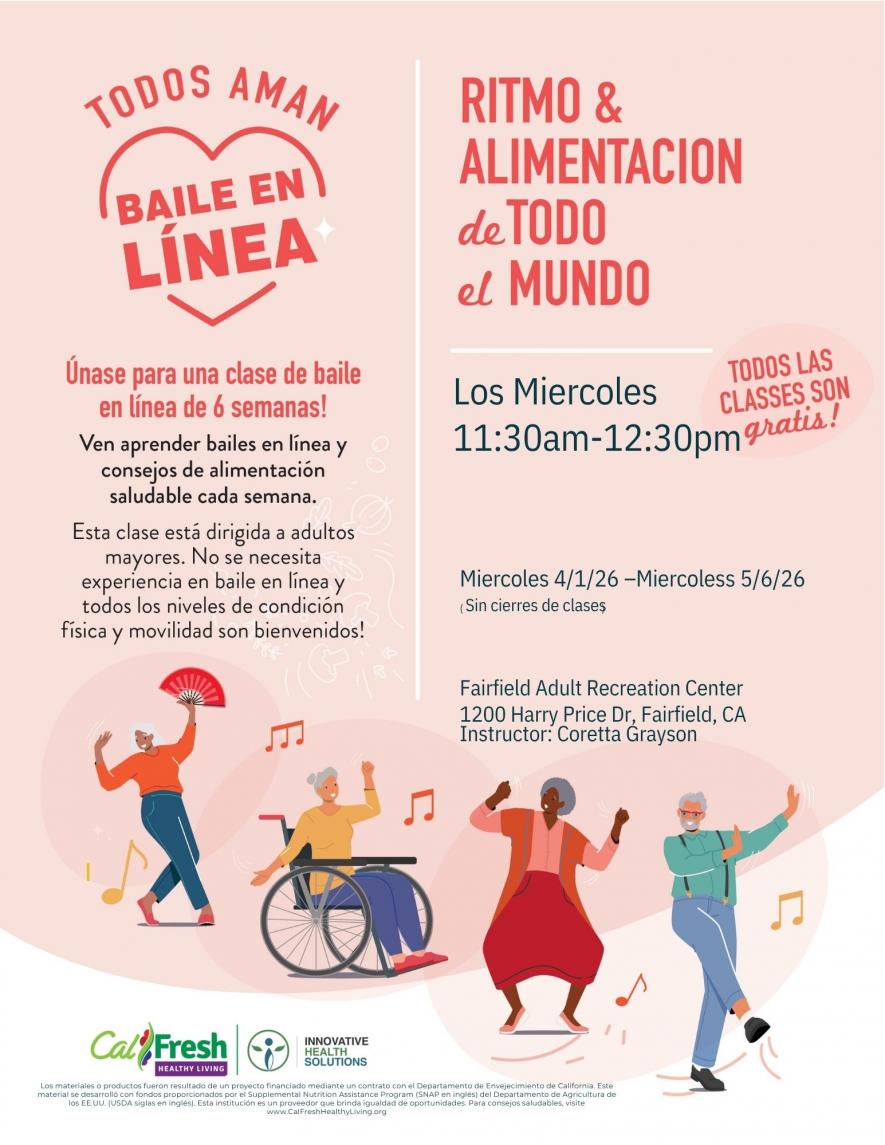 Everybody Loves Line Dancing at Fairfield Adult Rec Center