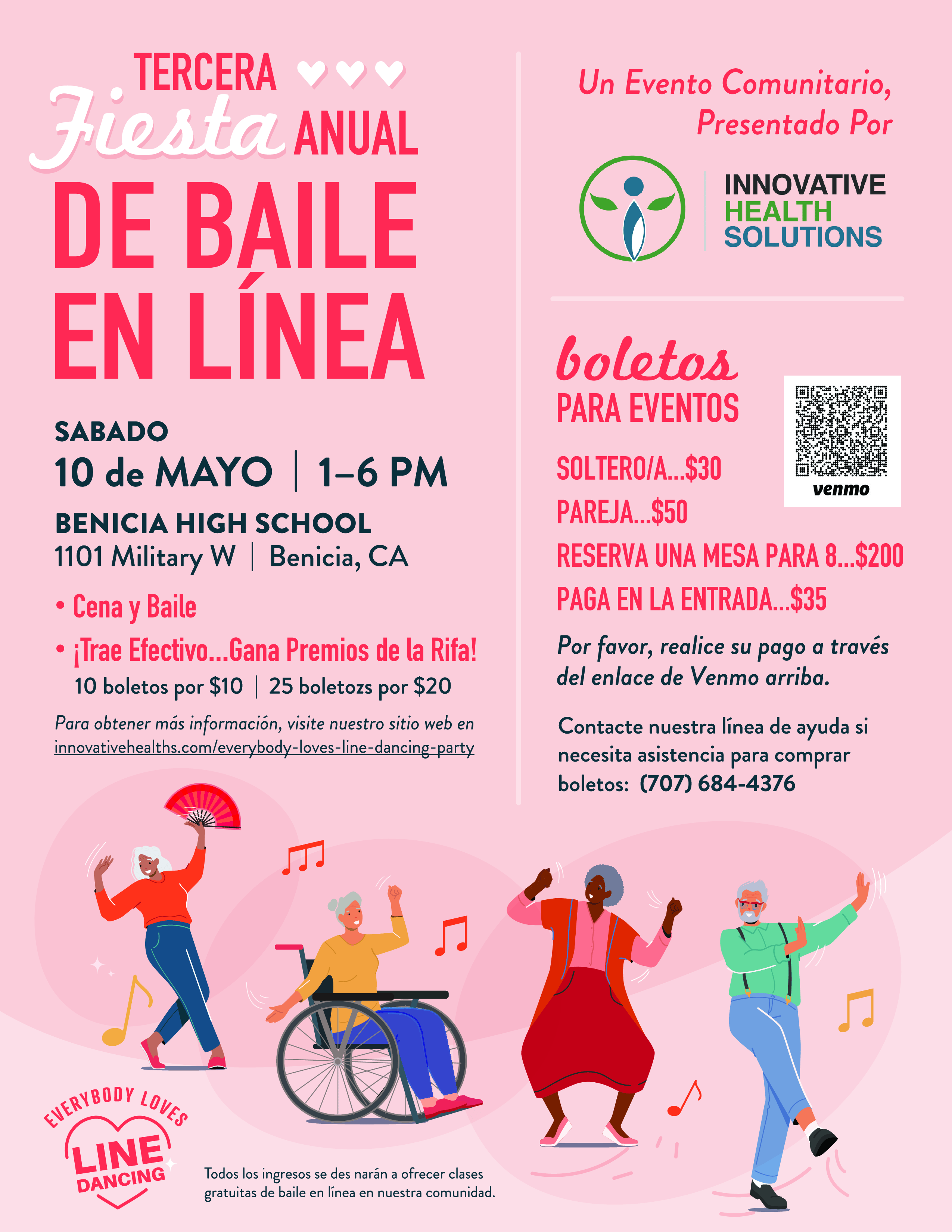 Tercera Fiesta Anual de Baile en Linea